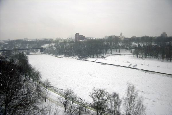 Grodno - Widok na Niemen z Kooy