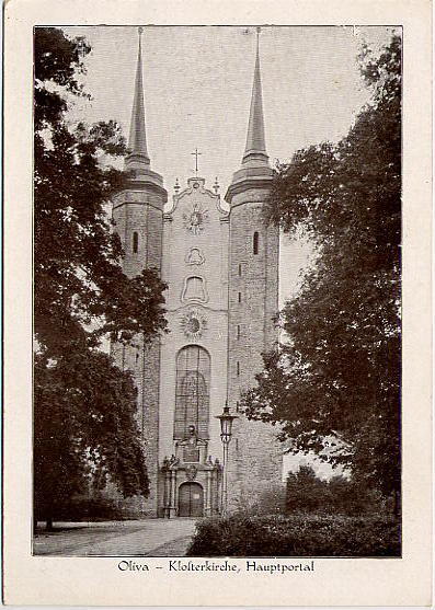 Oliva - Klosterkirche, Hauptportal