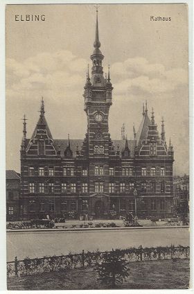 Elbl�g - Ratusz 1908