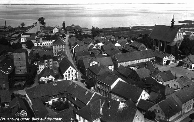 Frombork - Widok na miasto