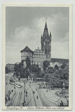 Konigsberg - Kaizer Wilhelm place and castle