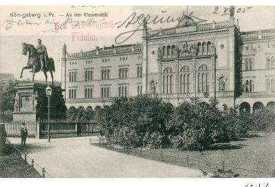 Kr�lewiec - Przy uniwersytecie 1905
