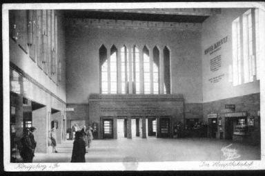 Konigsberg - Inside the main railroad station