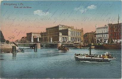 Konigsberg - View at the stock exchange