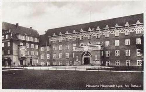 Lyck - Am Rathaus 1936