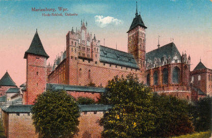 Malbork - High castle, east side