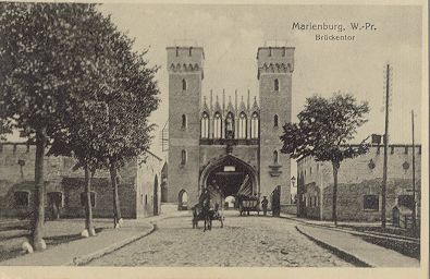 Malbork - Brama mostowa 1925